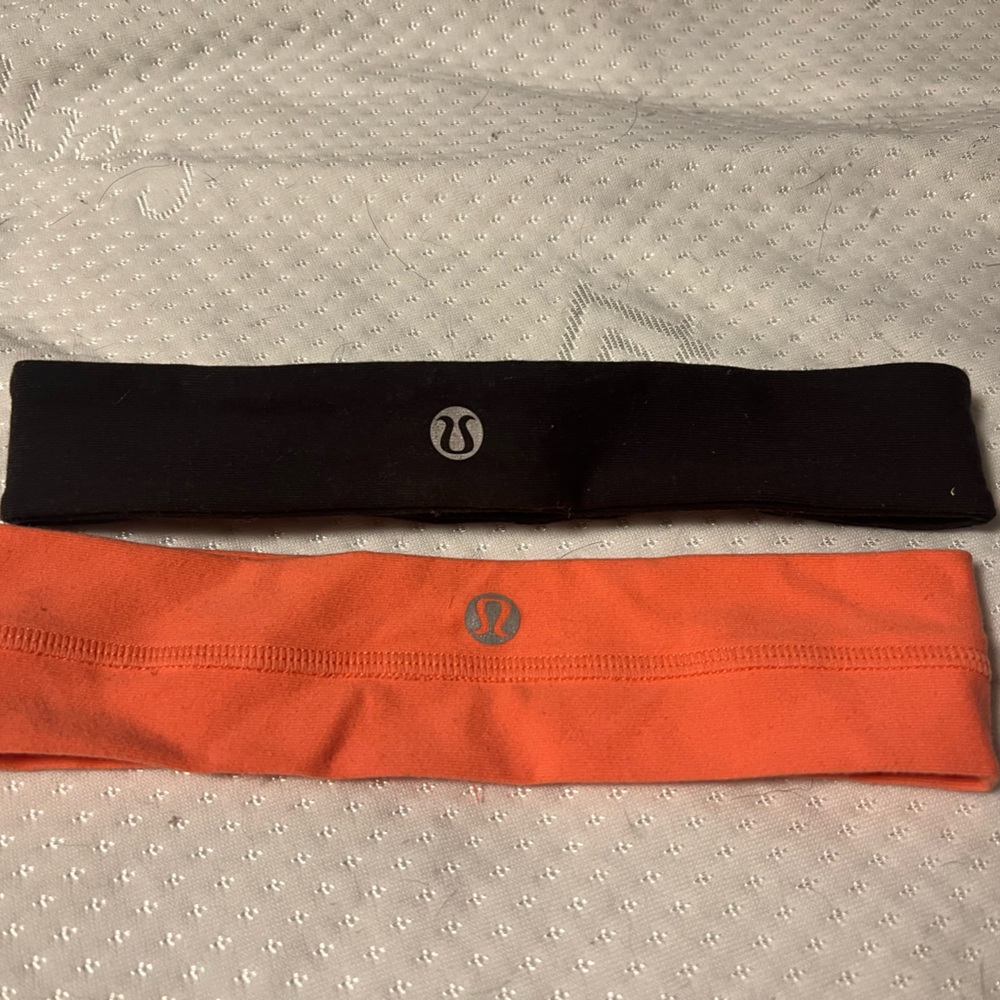 Two Lululemon head bands
